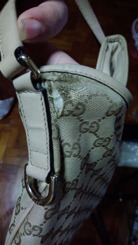 after sales ticket gucci|gucci luggage repair.